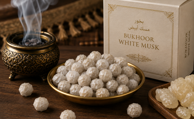 Bukhur White Musk Premium dengan Aroma Soft dan Mewah, Cocok untuk Semua Ruangan
